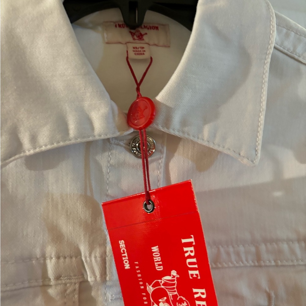 TRUE RELIGION LADIES JEAN JACKET. - Picture 3 of 6